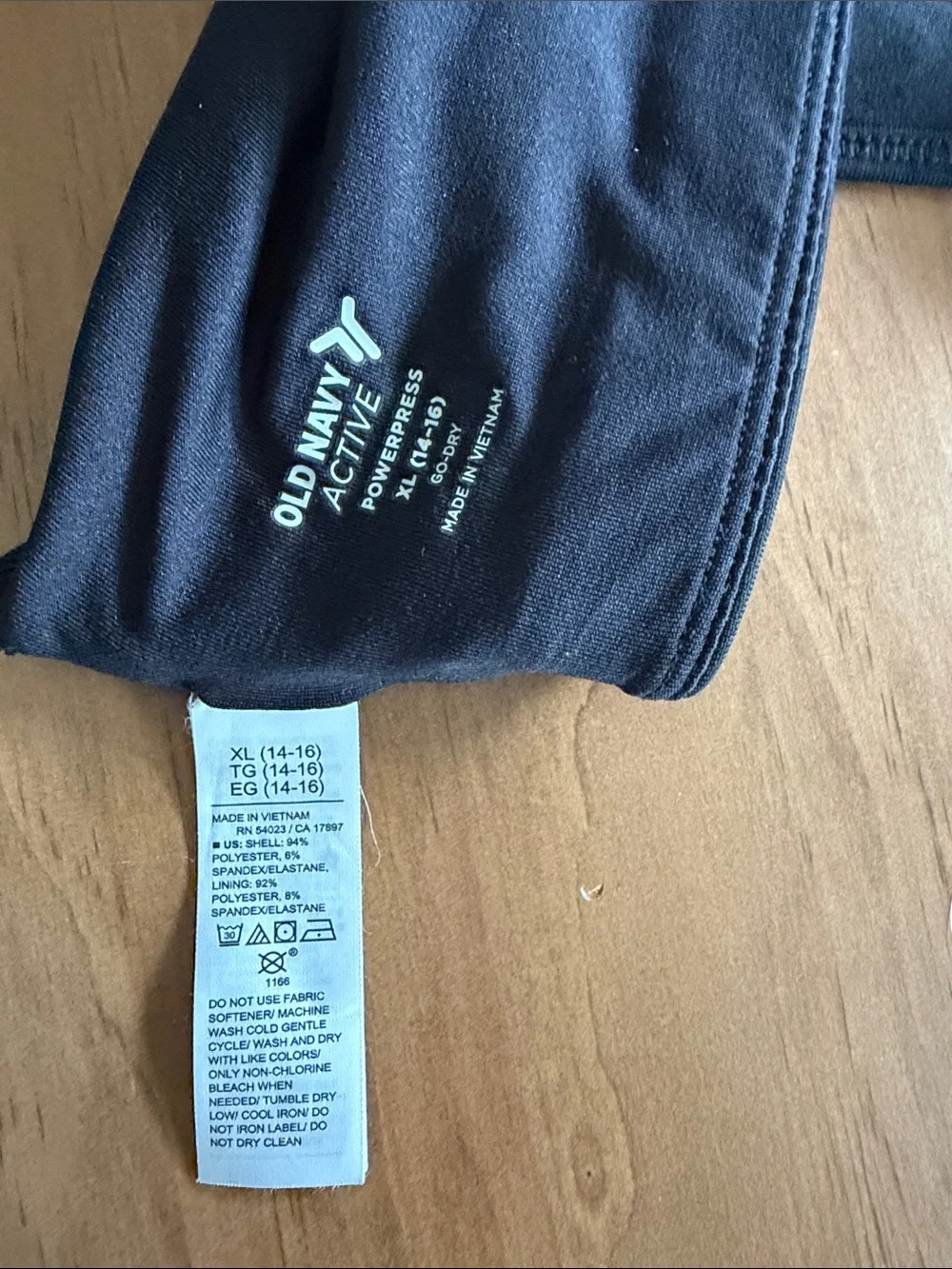 Old Navy Navy Girls Racerback Active Sports Bra
